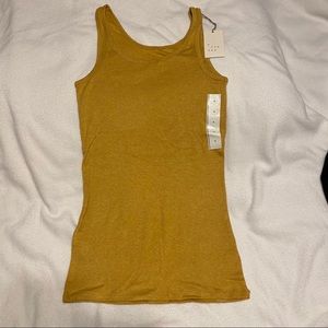 Mustard-y yellow tank from Target